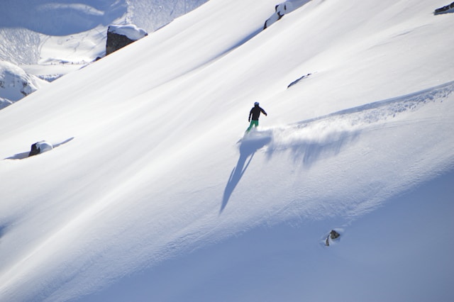 snowboarding