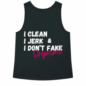 Танк топ I clean, I jerk