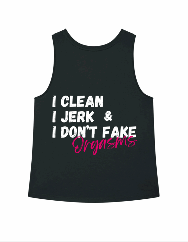 Танк топ I clean, I jerk