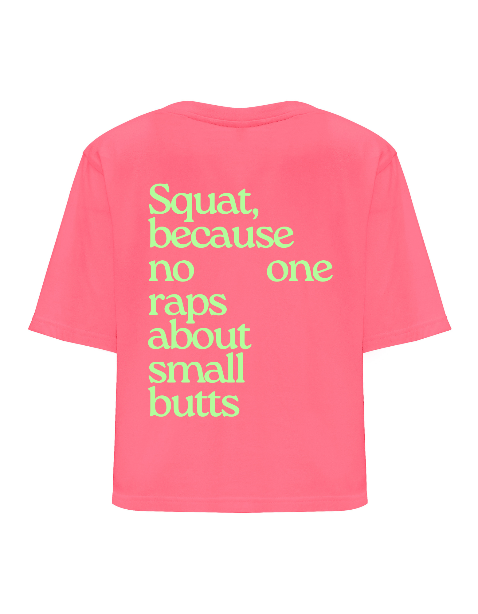 Кроп Топ Squat, squat, squat пинк